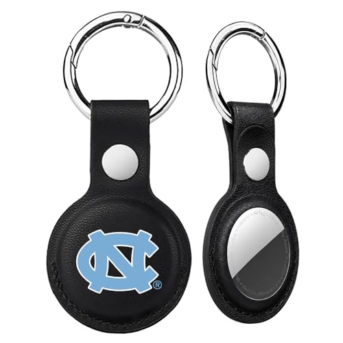 Guard Dog Collegiate Tag Holder with Key Chain Compatible with Apple AirTag - North Carolina Tar Heels