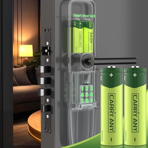 Image of 8Pack Rechargeable AA Lithium Batteries with Smart Charger for Blink Camera | Constant1.5V Output, 3600mWh High Capacity Double A Batteries, 2000 Cycles, Wide Temp -40F~140F, aa Li-Ion Battery Charger