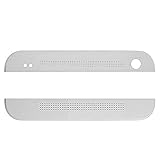 Colour: Silber BisLinks® Silber Front Top & Bottom Cover Cap Housing Ersatz Fix Teil Für HTC One M7