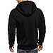Hombres Sudadera con Capucha Casual Tops Deporte Blusa Manga Larga De Patchwork...