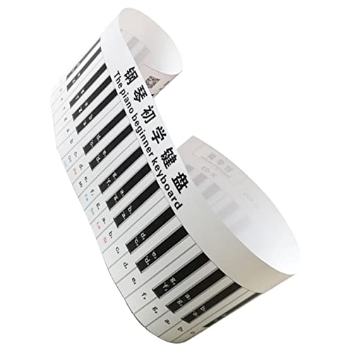 TOYANDONA Clavier de piano simulé claviers instrument Débutant piano fournitures d’apprentissage du piano clavier de pratique du piano clavier piano débutant clavier à touches 3d PVC Black - Les Beatles, Paul McCartney, John Lennon, RIngo Starr, George Harrison TOYANDONA Clavier de piano simulé claviers instrument Débutant piano fournitures d'apprentissage du piano clavier de pratique du piano clavier piano débutant clavier à touches 3d PVC Black