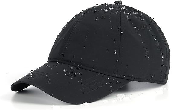 Gorra beisbolera negra talla XXL transpirable ajustable miniatura 3