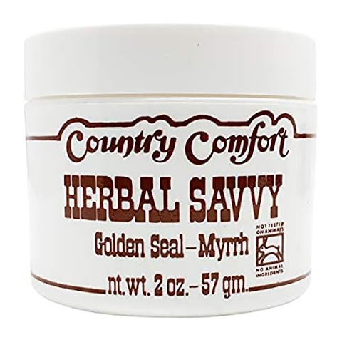 Country Comfort Herbal Savvy Goldenseal Myrrh Supplement, 2 Ounce Cover