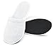 Produktbild Arus Badepantoletten  1 Paar Frottee-Slipper aus 100% Baumwolle  Waschbar, Rutschfest, Leicht  Ideal für Spa, Sauna, Hotel, Dusche, Gäste, Reisen, Wellness - Weiß, 43-46, WH-2
