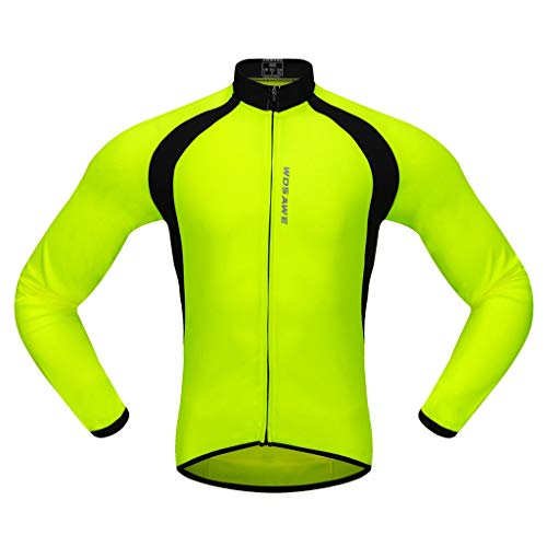 Chaqueta térmica ciclismo verde XXL miniatura 1