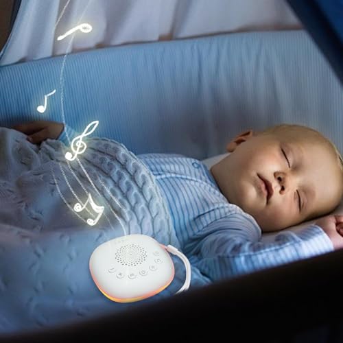 Máquina de ruido blanco para dormir con batería dispositivo de sonido calmante 2