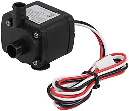 12V DC Mini Water Pump for Desktop Computer,300L/H High Voltage PC Cpu Water Cooling Pump,Mini Heat Dissipation Water Pump 1800 r/m High Speed Cooling System