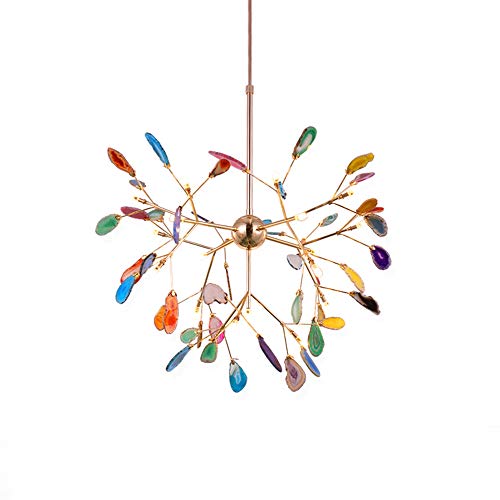 NIUYAO Sputnik Firefly High Brightness Chandelier Led Pendant Lighting Ceiling Light Fixture 4 16 20 Light Hanging Lamp with 11.81 23.62 30.71 W (Multi-Colored, 23.62 ) 489718
