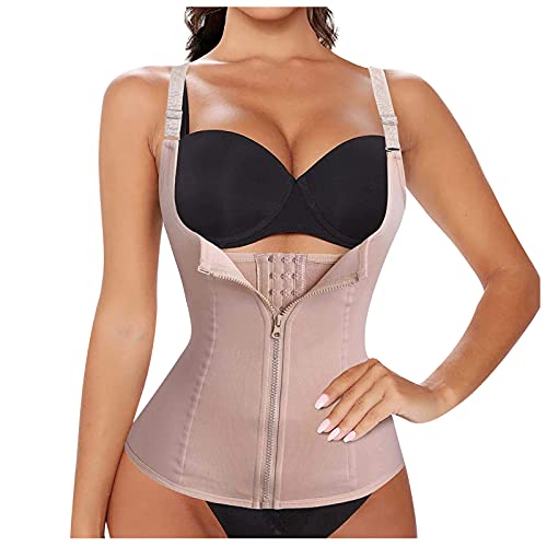 Waist Trainer Belt For Women, Women Fitness Corset Sport Body Shaper Vest Women Waist Trainer Workout Slimming, Waist Trainer For Women Corset Corset Tops For Women Waist Trainer (Xxl, Khaki) Honiser