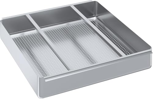 Express KitchQuip Pre-Rinse Basket with Stainless Steel Slides | Premium Quality Stainless Steel Scrap Basket for Commercial Sinks (23-1/2” x 23-1/2” x 4”)