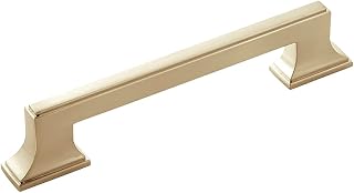 Belwith-Keeler B077462-CBZ Brownstone Collection Pull 5-1/16 Inch (128mm) Center to Center Champagne Bronze Finish
