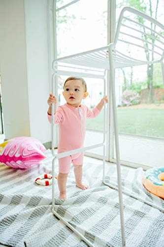Image of VAENAIT BABY Girls One-Piece Swimsuit, UPF 50+ Long Sleeve Rash Guard, Ruffle Swimwear Infant & Toddler for 0-2 Years
