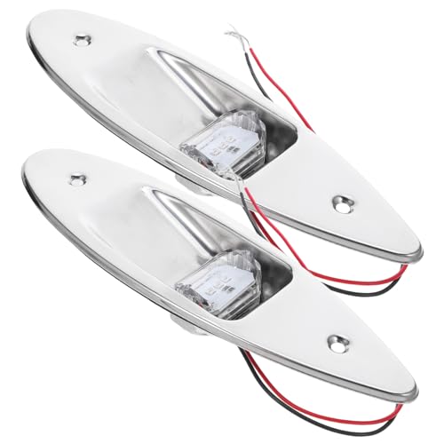 Feux de navigation LED rouge et vert encastrés pour bateau Anneome en acier inoxydable
