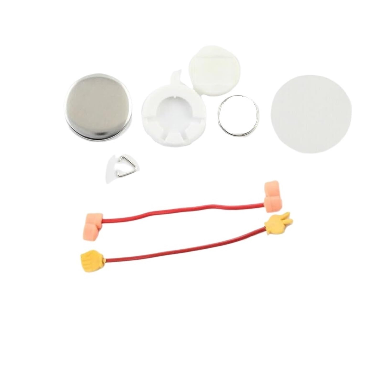 Pièces de badges boutons 58mm vierges pour bricolage enfants, 100 pièces