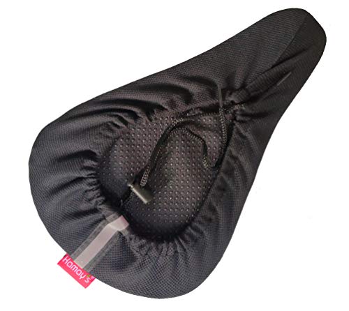 Kamay's Capa de assento de bicicleta 100% gel | Almofada de selim de bicicleta com almofadas antide