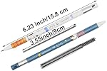 Maydahui 12 Pcs 2-in-1 Colorful Cartoon Dog Mechanical Pencil with Sharpener and 10 Pcs Replaceable Pencil Refills 2.0 mm HB Cute Automatic Pencils for Shcool Classroom Supplies