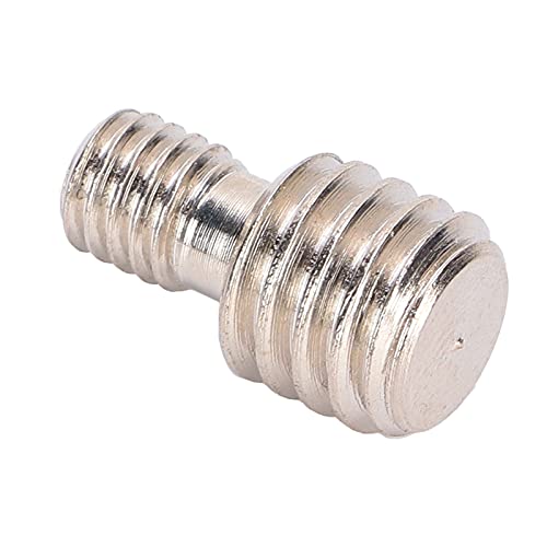 Naroote Adaptador Macho de 3/8 a M6, Convertidor de Tornillo de Cámara de Hierro Resistente para Trípodes Monopiés, Convertidor de Montaje de Trípode de Superficie Lisa para Accesorios de - imagen 7