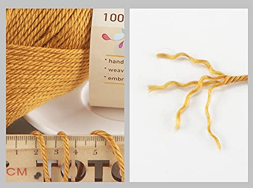 100% Acrylic Fancy Yarn 3-Pack By Yonkey Monkey Knitting Crochet Diy Art Craft (Light Beige 07) #TOP3