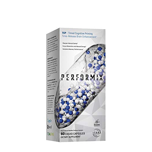 PERFORMIX TCP - Timed Cognitive Priming, Sharper Mental Clarity, Focus and Memory, 60 Count