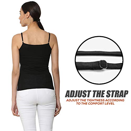 Buy pietra Womens Slip Baniyan Inner for Women Spaghetti Tops Strip top