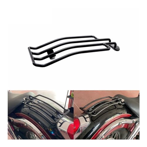 Porte-bagages de selle solo finition chrome miroir pour custom VT750C