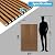 Art3d 2-Pack 48" x 24" Acoustic Wood Panels for Wall, Soundproof Wood Slat Panel for Wall and Ceiling, 3D Fluted Sound Absorbing Paneling for Interior Wall Decor, Living Room, Bedroom - Teak