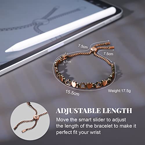 Rainso Women Pure Copper Magnetic Bracelets Adjustable Design With Display Box #TOP4