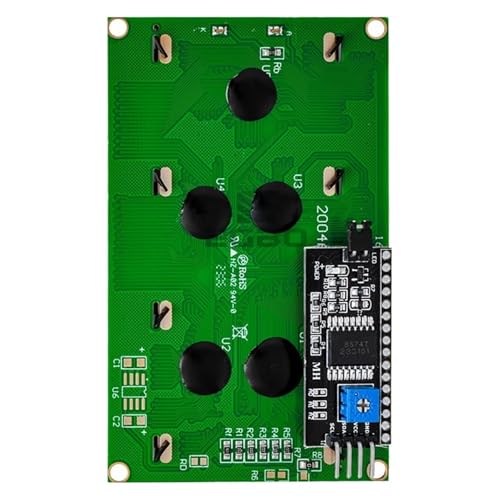 QAXIOQCS 1PCS LCD2004+I2C 2004 20x4 2004A Blue Screen HD44780 Character LCD/w IIC/I2C Serial Interface Adapter Module(Blue i2c 1PCS)