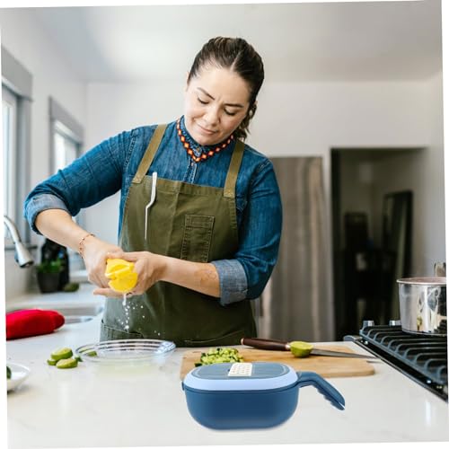 Cortador y rallador de verduras Ciieeo con mango antideslizante miniatura 4