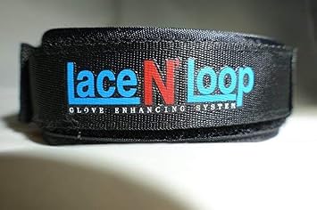Lace N' Loop Lace Glove Straps Pair Black