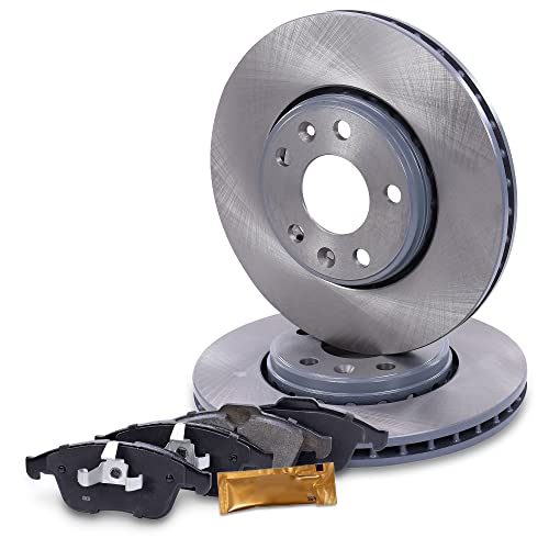 ATEC GERMANY Juego de frenos eje delantero incl. discos de freno Ø 296 mm ventilados + pastillas de freno delanteras