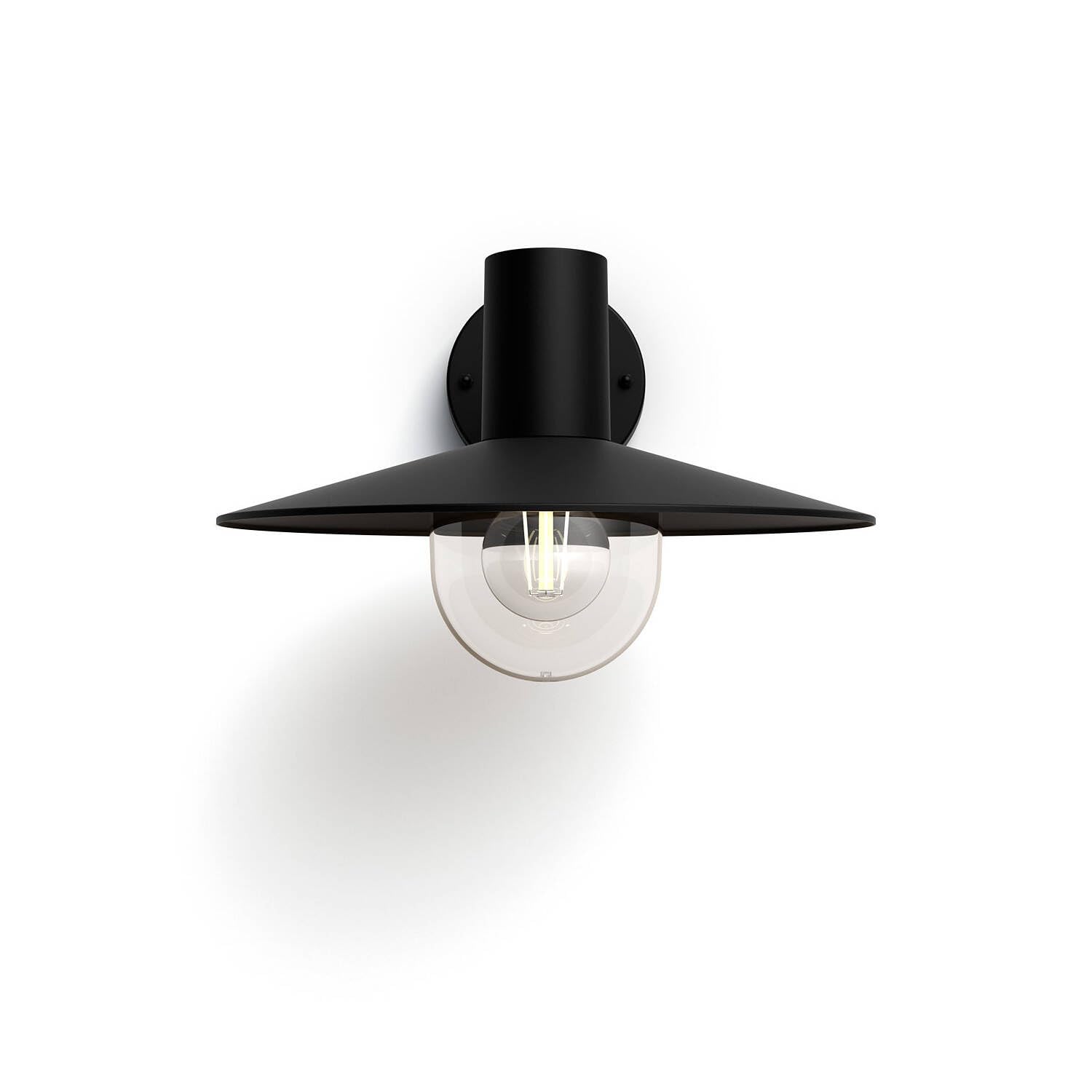 Philips LED myGarden Applique Skua, Lampada a Parete per Esterni, E27, Nero