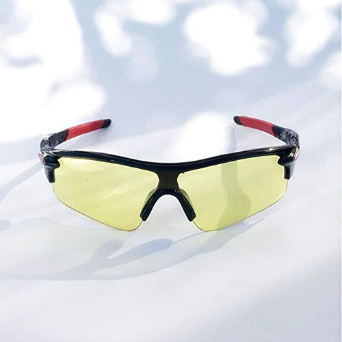 MINGZE Lunettes de sécurité avec lentilles enveloppantes Transparentes Anti-buée et Anti-dérapantes, Protection UV, Lunettes de Soleil pour Le vélo de pêche au Golf, Lunettes Anti Lumière Bleue - Image 6