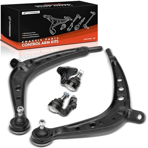 A-Premium Set of 4, Front Suspension Lower Control Arm, Lower Ball Joint, Compatible with BMW E46 Series - 325xi 2001-2005, 330xi 2001-2005, AWD Only