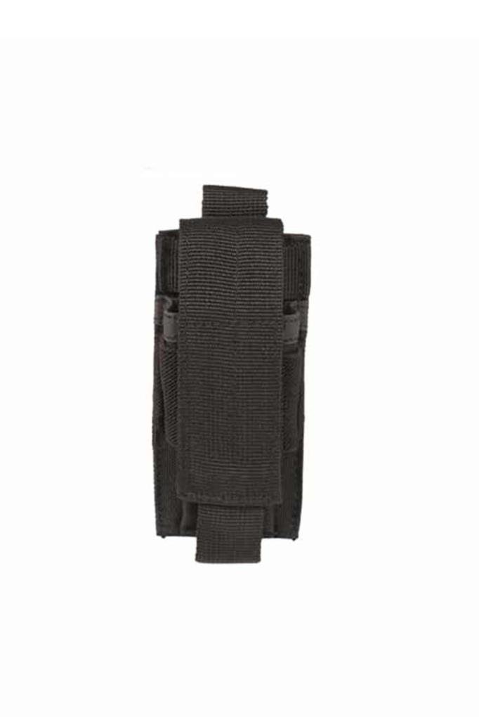 Miltec - Porta-caricatore 9 mm, semplice, nero