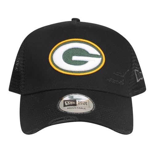 New Era Mesh Trucker Cap Distressed Bay Packers - vue 4