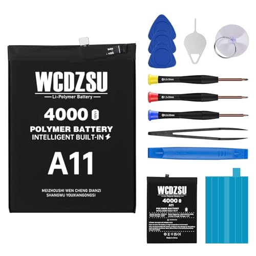 WCDZSU Battery Replacement for Samsung Galaxy A11 High Capacity 4000mAh HQ-70N New 0 Cycle Li-Polymer Battery for Samsung A11 with Complete Repair Tool Kit SM-A115U SM-A115F SM-A115M SM-A115A