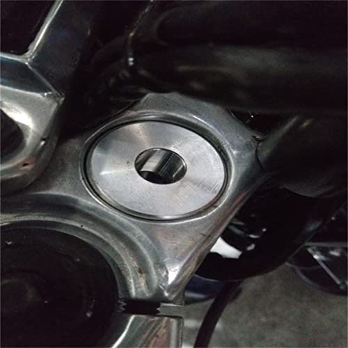 Tonrycue Solid Billet Handlebar Riser Bushings For Harley Softail Dyna Sportster Fxr Fx 1984-2016 (Black) #TOP2