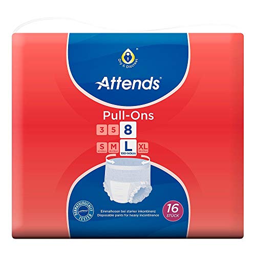 Image of ATTENDS Pull-Ons, Size 8, Large, Pack of 16