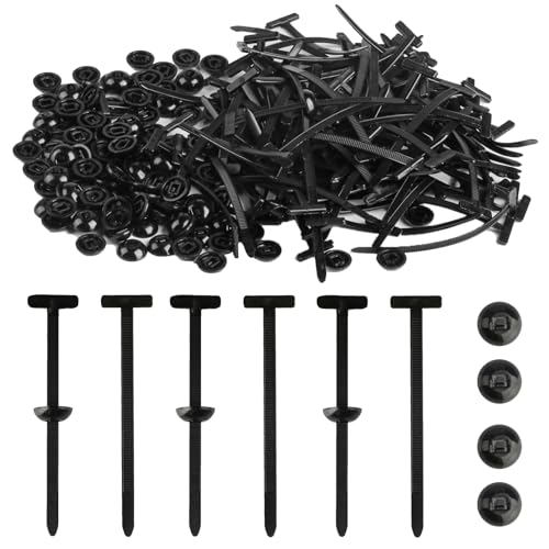 Bbtcxjs - Lot de 120 serre-câbles universels en nylon pour réparation de câbles de voiture, résistants aux UV, pour réparation de voiture, ménage