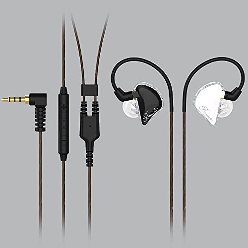 Basn In-Ear Monitors, Bmaster Triple Driver Hifi Stereo Noise-Isolating With Enhanced Bass For Musicians Stage/Audio Recording(Pro White/Black) #TOP3