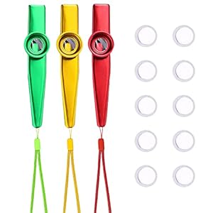 Butyeak Kzd Kazoo Musikinstrument Set mit 10 Membranen