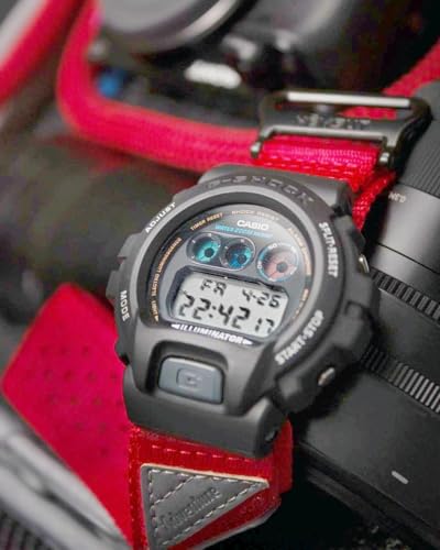 Image of Quick Release Watch Band Strap for Casio F-91W F-94W F-105W F-84W W-735H W-800H SGW-300H SGW-400H A158WA AE-1000W,18mm Leather Hook & Loop Casio strap