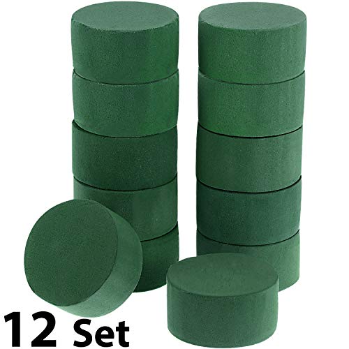 DIY Flower Arrangement Kit Green Round Wet Floral Foam, Wedding Aisle Flowers, Party