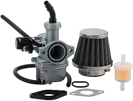 GOOFIT PZ25 25mm Carburetor 35mm Air Filter Cable Choke Replacement for 125cc 140cc Mini Quad ATV Motorcycle Scooter