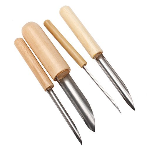 Semi Round Hole Cutters Pottery Clay Ceramic Tools For Drilling &Sculpture Pack Of 4