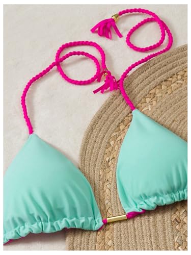 Bikini à cordes licou ajustable pour éviter les marques de bronzage - 4