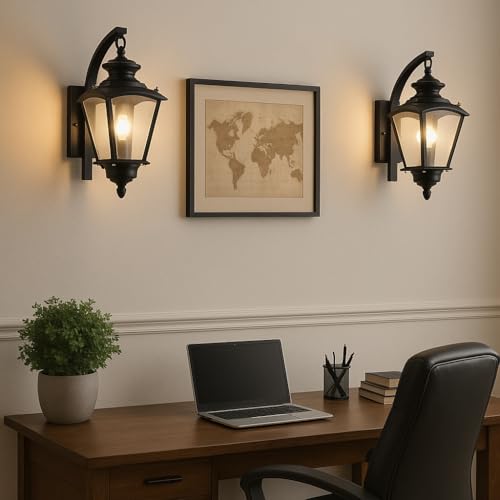 Image of BENE Avoin Designer Home Decorative Wall Hanging Light for Living Room, Decorative Light for Indoor Application Without Bulb Corded Electric, Pack of 2