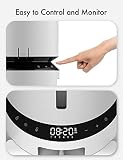 PETLIBRO Automatic Cat Feeder, Triple Preservation with Stainless Steel Bowl (5L, White) — view 8