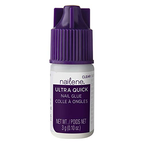 Nailene Ultra Quick Nail Glue - Durable, Easy to Apply False Adhesive - Repairs Natural Nails - Quick-Drying, Lasts Up to 7 Days - 3 g/0.10 oz - 3 Pack - Thumbnail 2